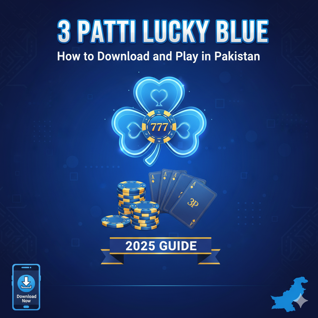 3 Patti Lucky Blue – How to Download and Play in Pakistan (2025 Guide)