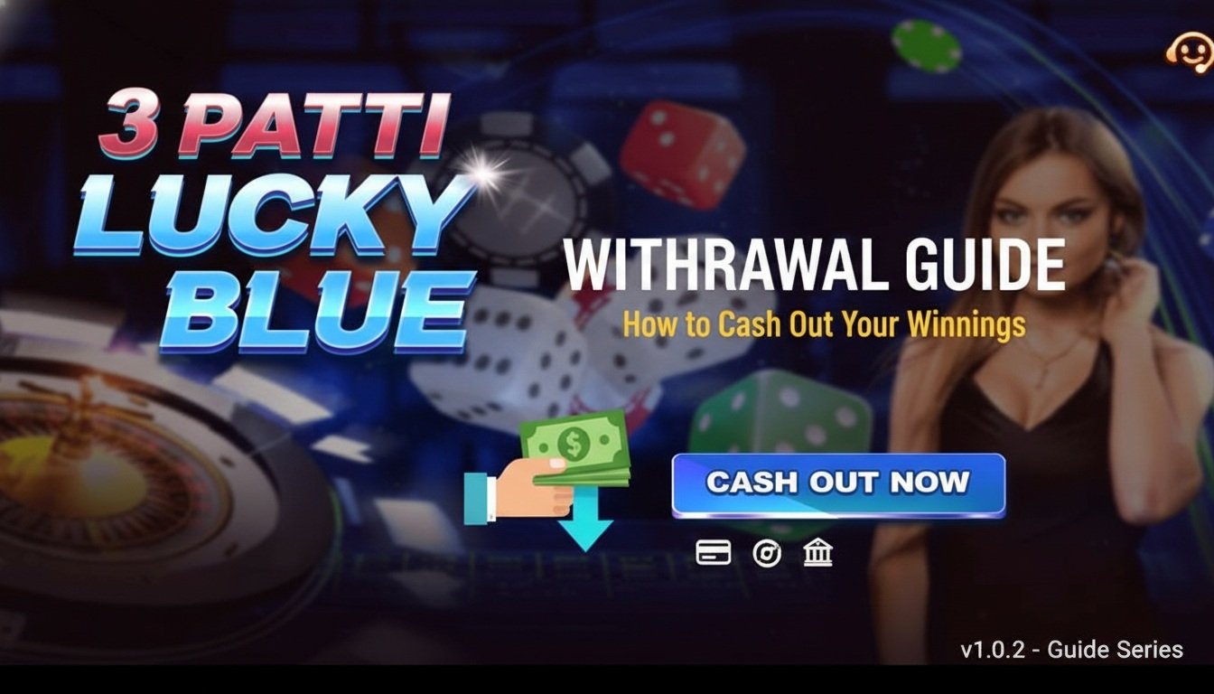 3 Patti Lucky Blue Withdrawal Guide Banner